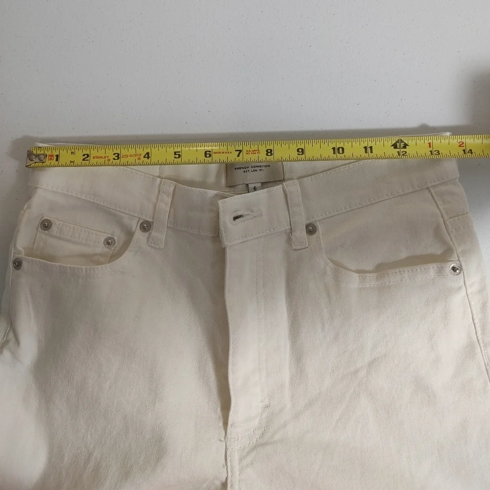 French Connection Size 6‎ White Ankle Jeans